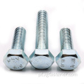 8.8 Grade azul branco zinco externo Bolt Bolt DIN933